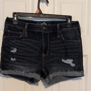 Hollister Dark Wash Jean Shorts